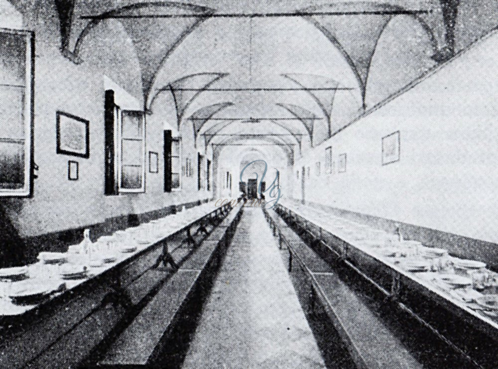 Refettorio Ospizio Marino Viareggio Anni 1850 - 1900 circa