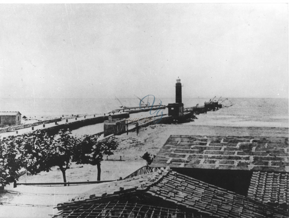 Vecchio molo Viareggio Anni 1850 - 1900 circa