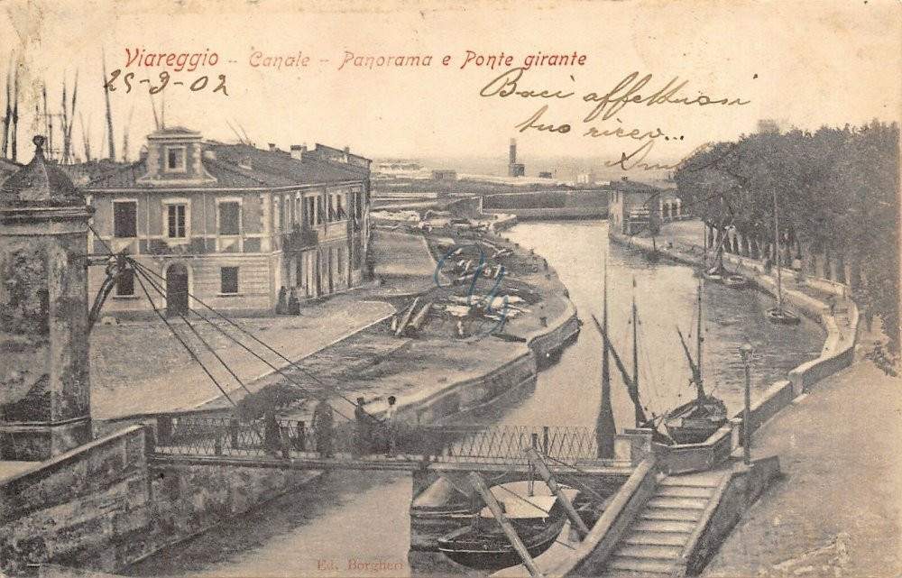 Ponte Levatoio Viareggio Anni 1850 - 1900 circa