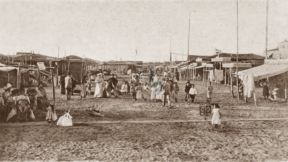 Veduta delle Capanne Viareggio Anno 1900