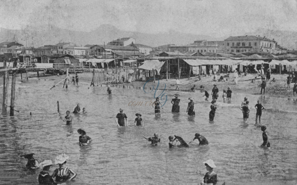 Bagni e bagnanti Viareggio Anno 1912