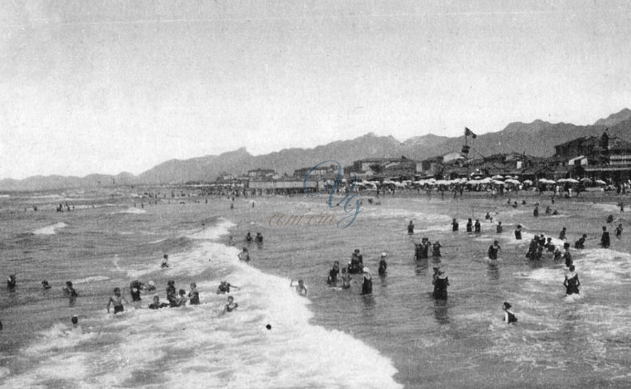 Spiaggia Viareggio Anno 1927