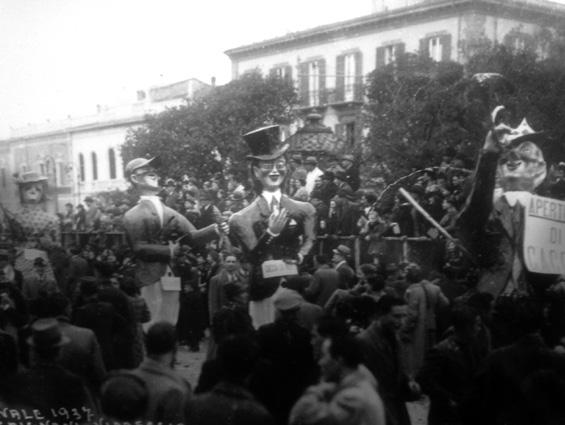 L’apertura di caccia di Carlo Bomberini - Mascherate di Gruppo - Carnevale di Viareggio 1937