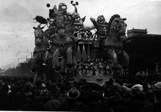 Pagliacciata di Antonio D’Arliano - Carri grandi - Carnevale di Viareggio 1937