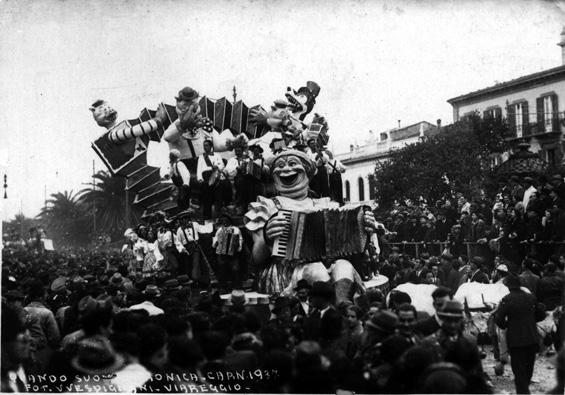 Quando suona Veronica di Rolando Morescalchi - Carri piccoli - Carnevale di Viareggio 1937