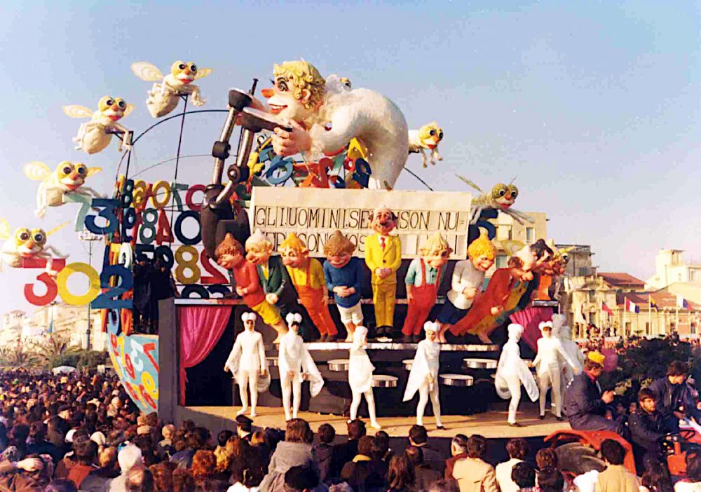 Le mosche bianche di Raffaello Giunta - Carri grandi - Carnevale di Viareggio 1977